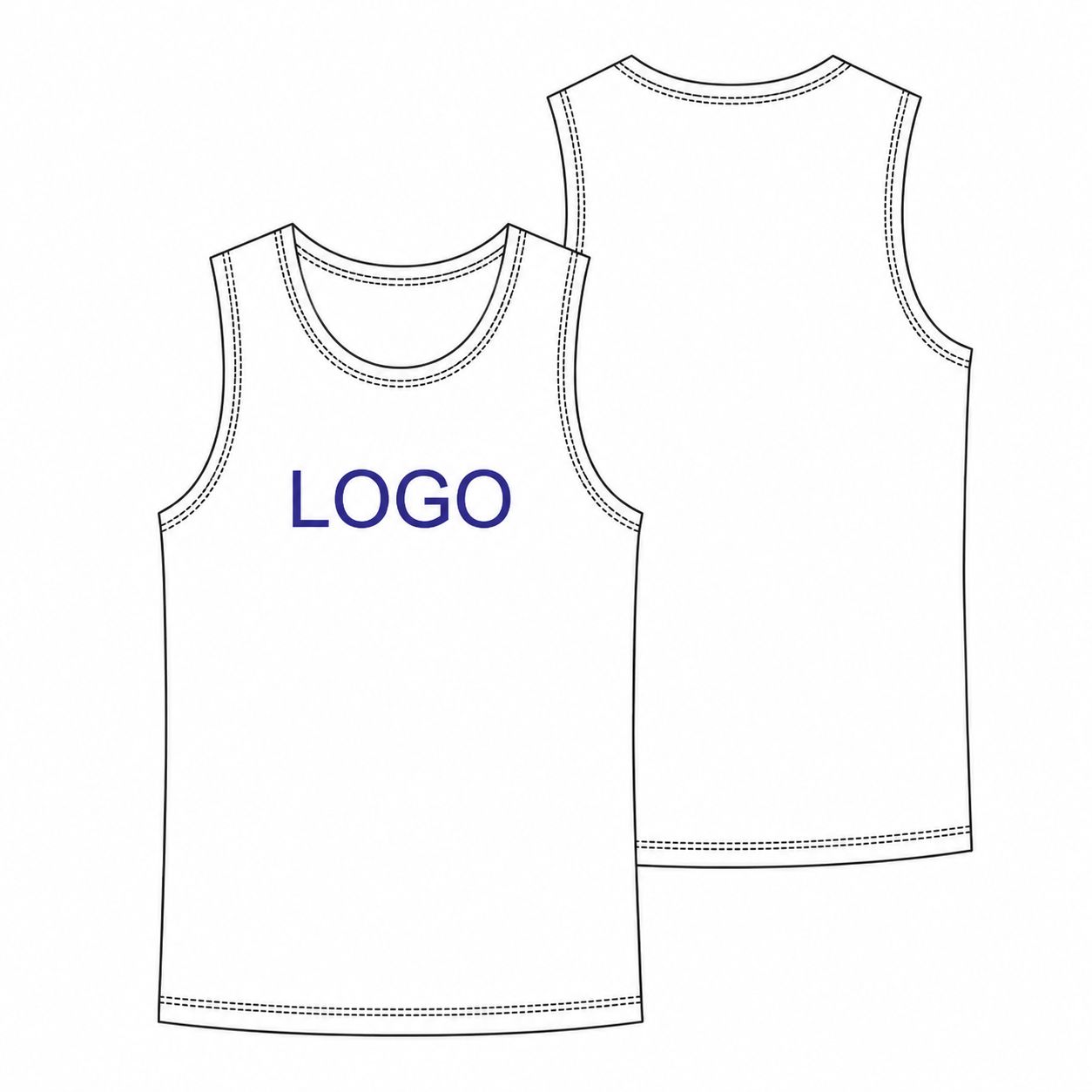 : Port & Co. Sleeveless 100% Cotton T-Shirts : Port & Co. Sleeveless 100% Cotton T-Shirts, Decoration Type: One Color One Side