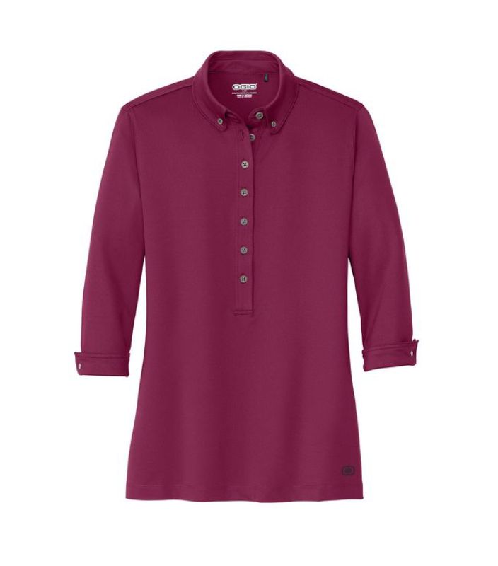 OGIO Women's Gauge Poly/Spandex Polo Embroidered OGIO Women's Gauge Poly/Spandex Polo Embroidered