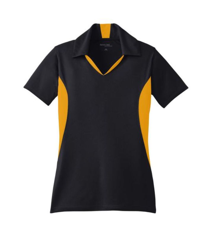 Sport-Tek Women's Side Blocked Micropique Sport-Wick Polo Embroidered