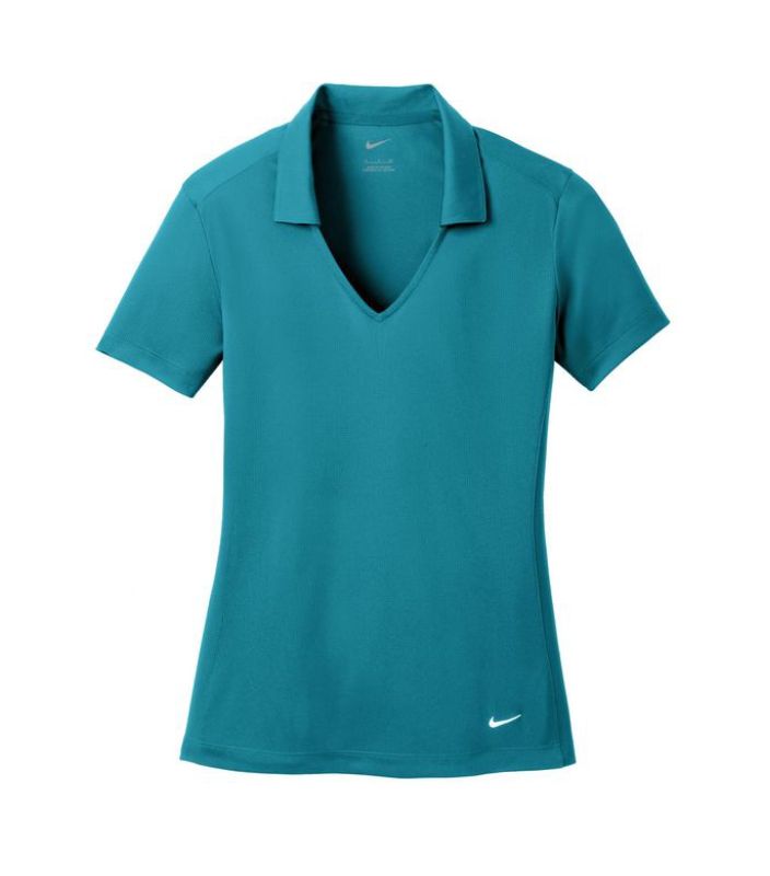 Nike  Women's Dri-FIT Vertical Mesh Polo Embroidered