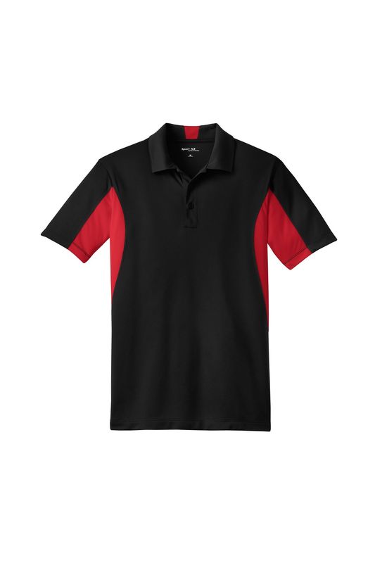 Sport-Tek  Men's Side Blocked Micropique Sport-Wick Polo Embroidered