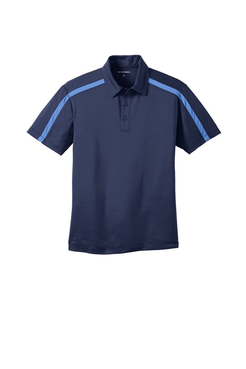 Port Authority Men's Silk Touch Performance Colorblock Stripe Polo Embroidered Port Authority Men's Silk Touch Performance Colorblock Stripe Polo Embroidered