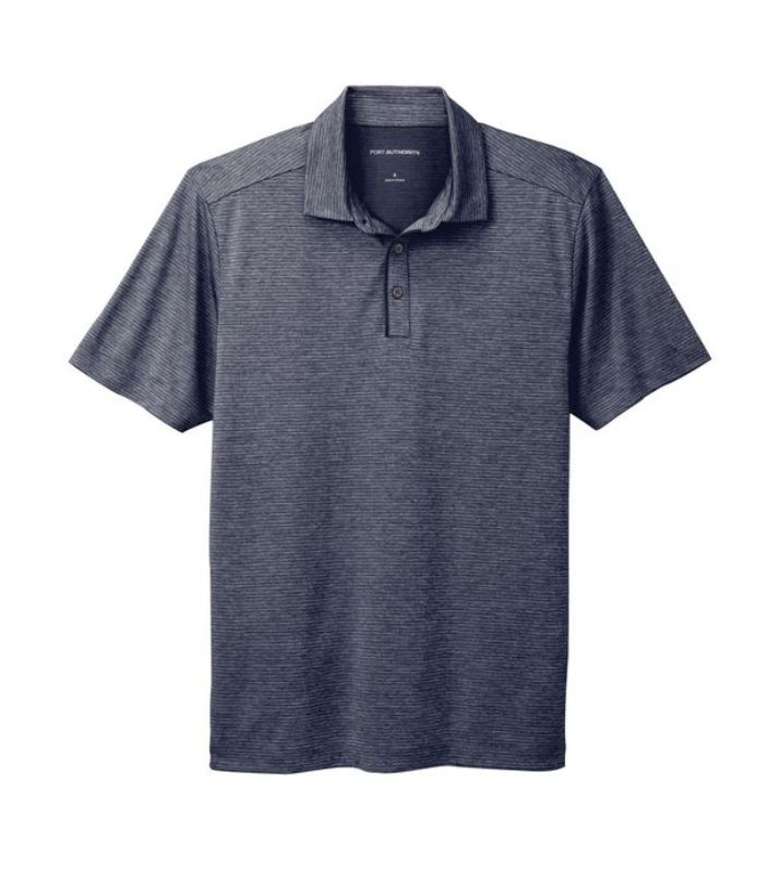 Port Authority Men's Shadow Stripe Polo Polo  Embroidered