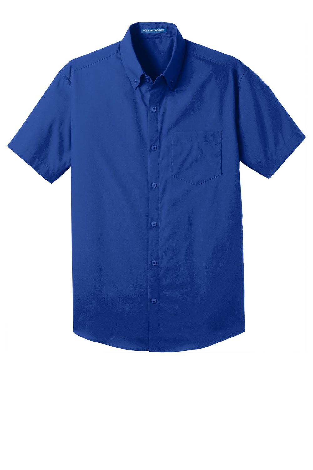 Port Authority® Men's Short Sleeve Carefree Poplin Shirt Embroidered