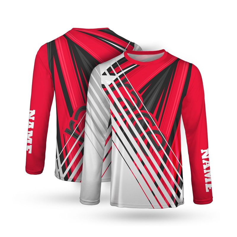 : Men's Custom Full Color Dye Sublimation Long Sleeve T-Shirt