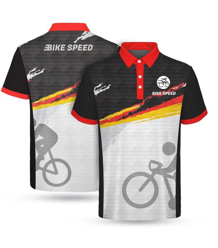 Custom Full Color Dye Sublimation Performance Polo Shirt Custom Full Color Dye Sublimation Performance Polo Shirt