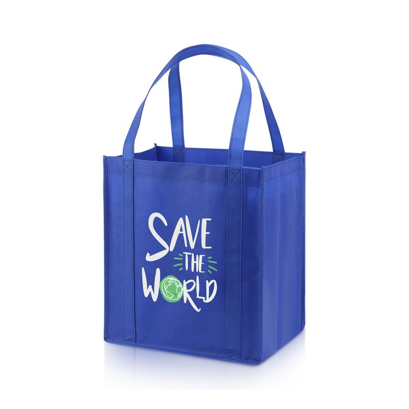 :                   Non-Woven Grocery Tote Bag With Bottom Insert