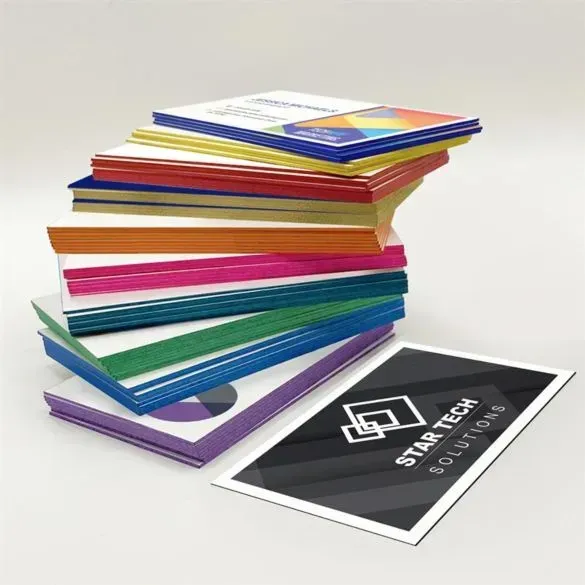 :     Painted Edge Business Cards