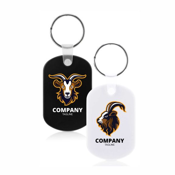 Oval Vinyl Keychain Oval Vinyl Keychain