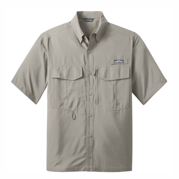 Eddie Bauer® Short Sleeve Performance Fishing Shirt Embroidered