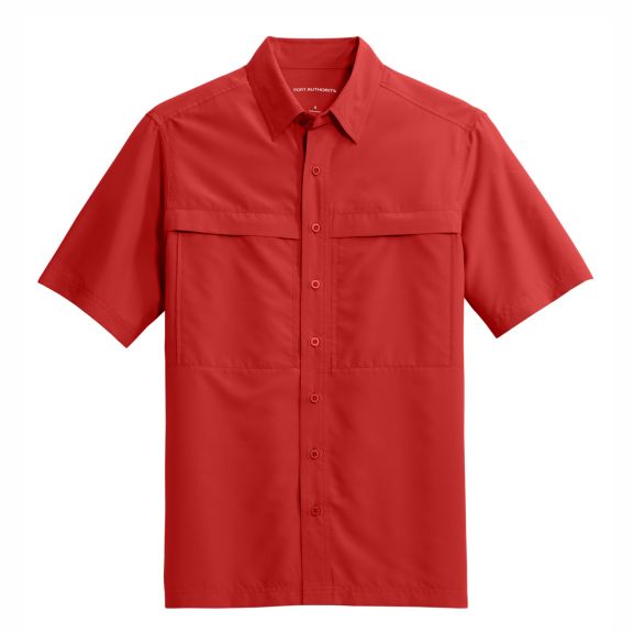 Port Authority® Short Sleeve UV Daybreak Shirt Embroidered