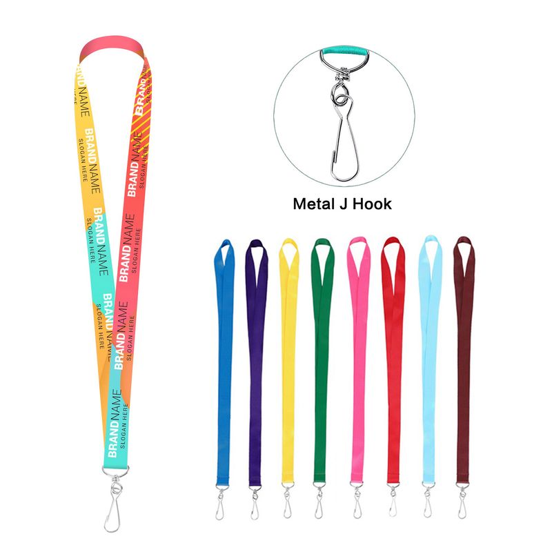 : 3/4" Full Color Dye Lanyard
