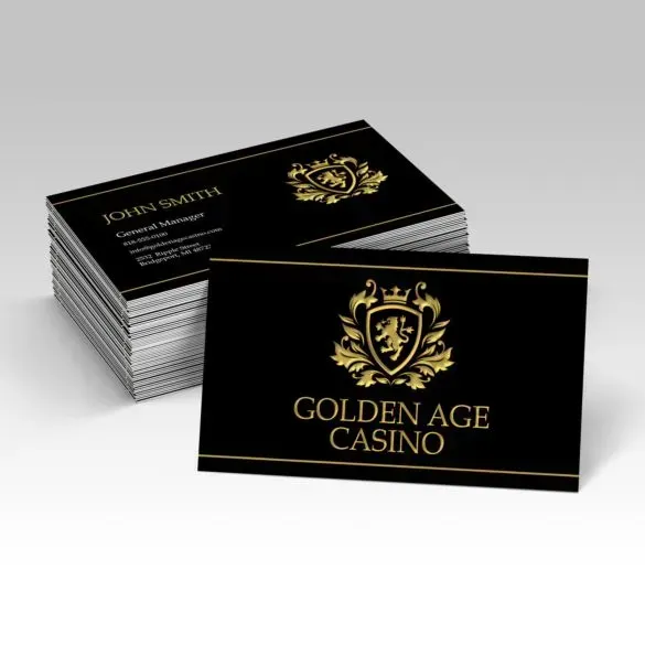 : Raised Foil Business Cards : Raised Foil Business Cards