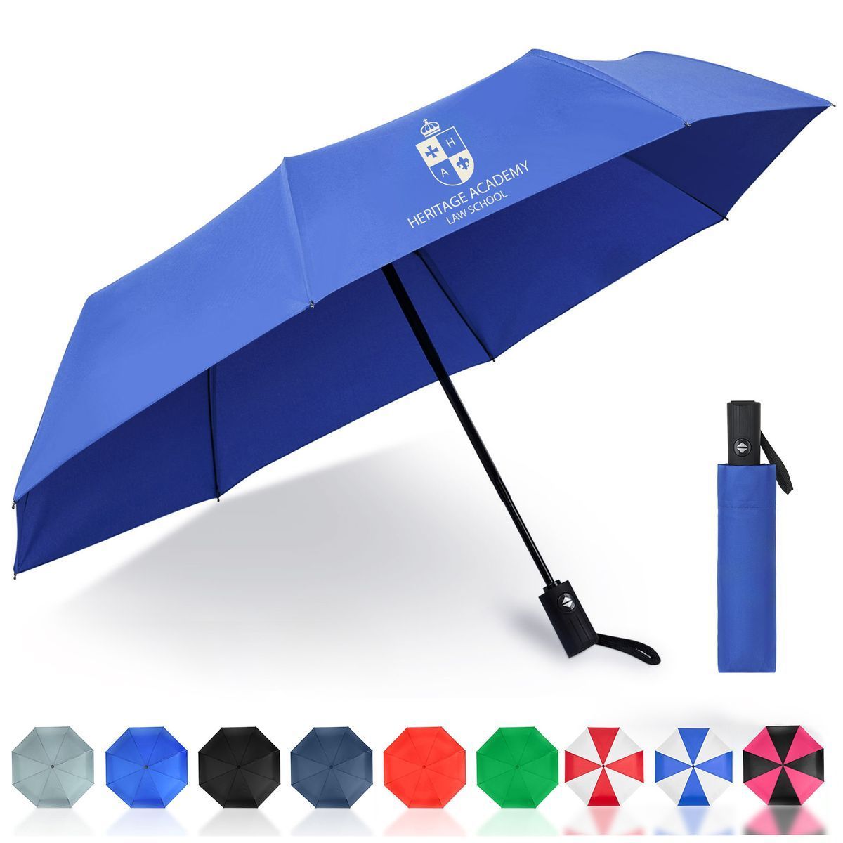 : 42'' Arc Auto Open Telescopic Folding Umbrella : 42'' Arc Auto Open Telescopic Folding Umbrella