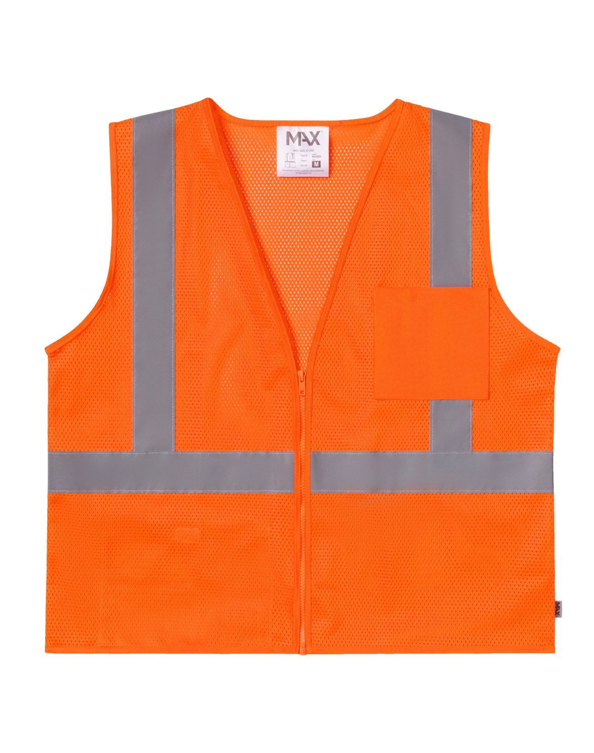 : Max Class 2 Mesh Vest, Safety Orange : Max Class 2 Mesh Vest, Safety Orange