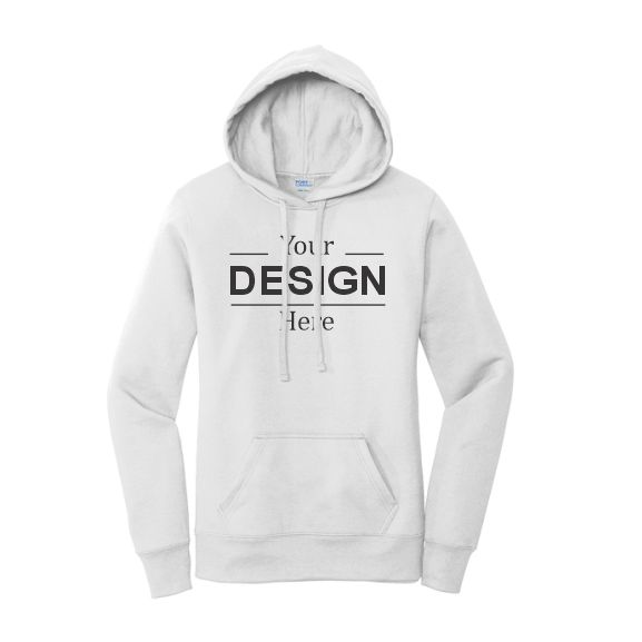 : Port & Co™ Women's Core Fleece Pullover Hooded Sweatshirt : Port & Co™ Women's Core Fleece Pullover Hooded Sweatshirt