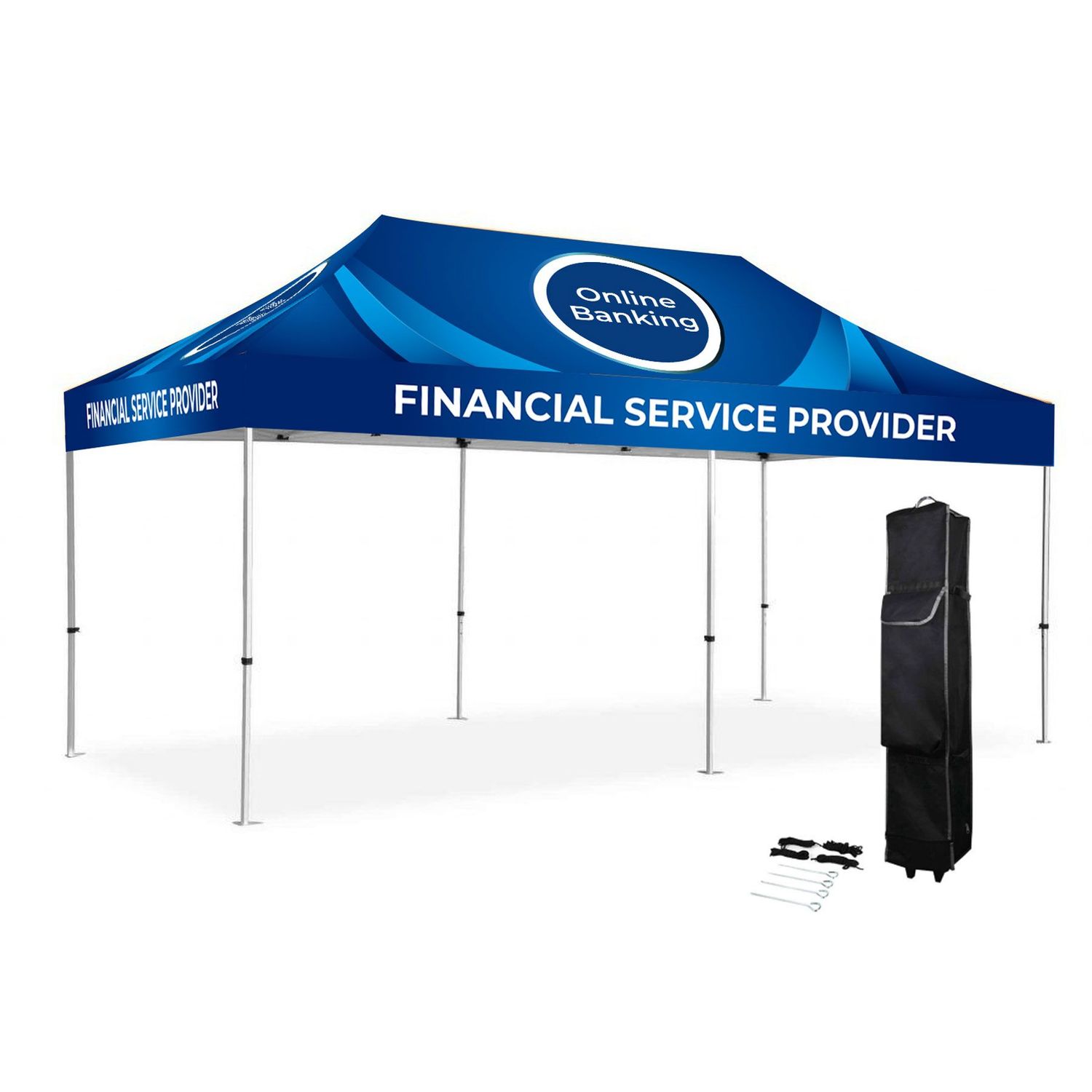 : 10' x 20' Custom Printed Pop Up Tent : 10' x 20' Custom Printed Pop Up Tent