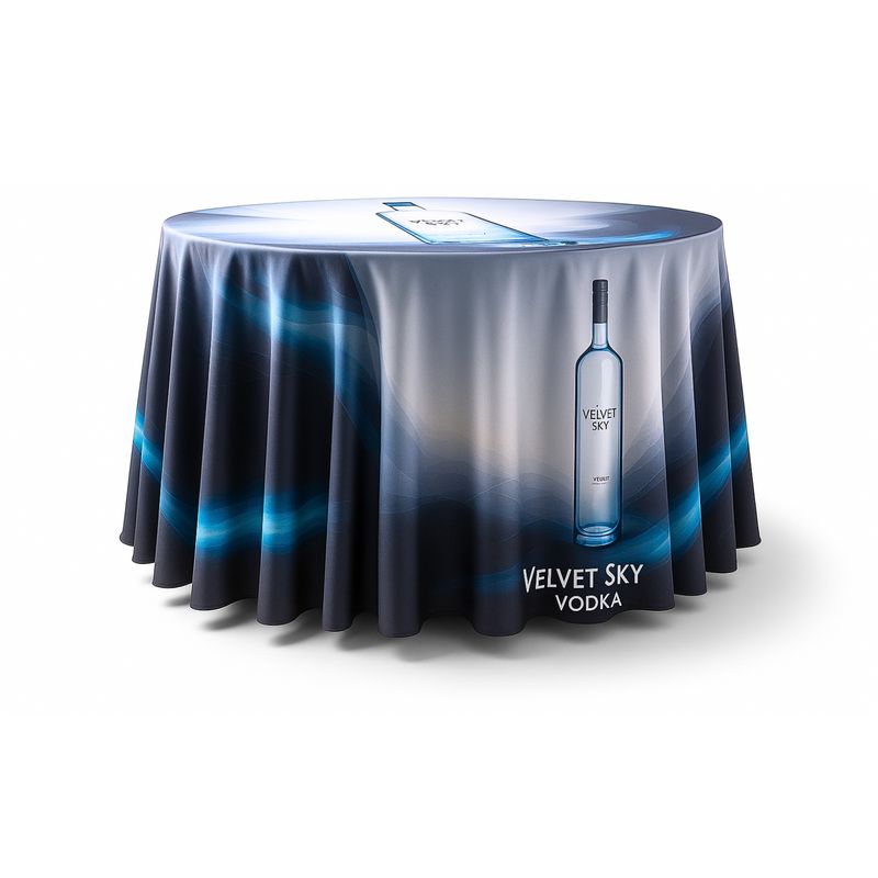 : 70" Round Table Throw