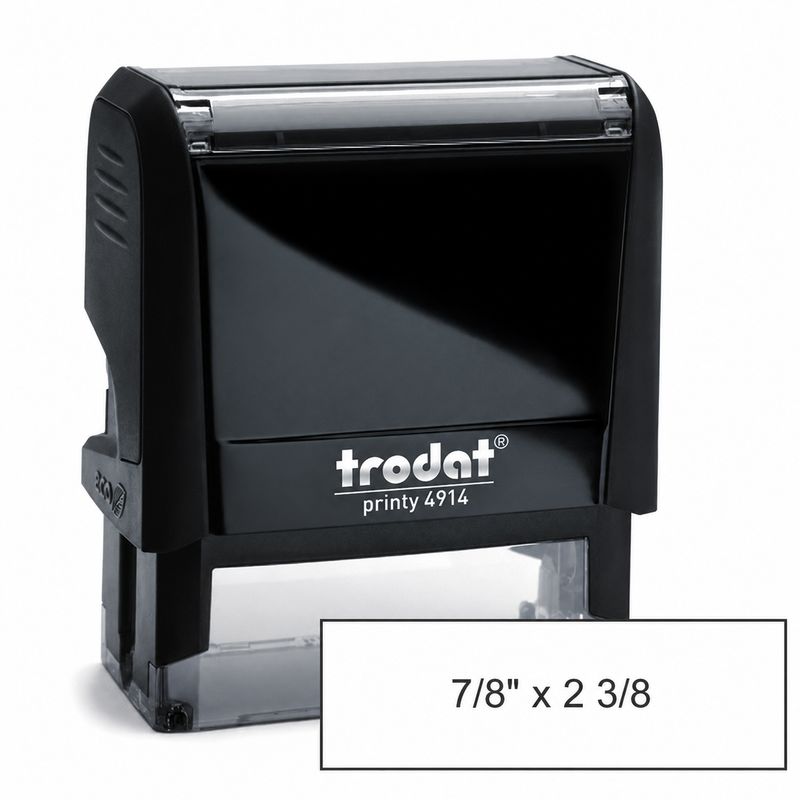 :     Self Ink Rubber Stamp Up to 6 Lines