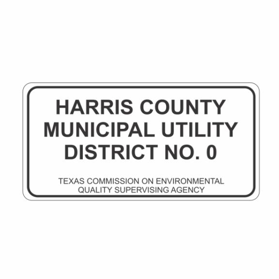 : Utility District Boundary Signs : Utility District Boundary Signs