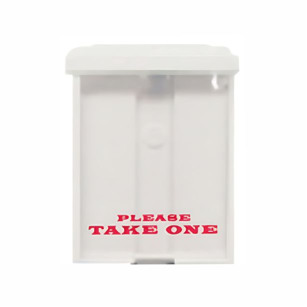:    White Information Box Outdoor Brochure Holders