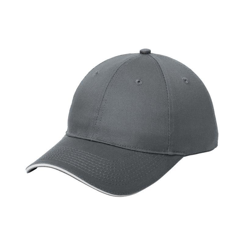 Port Authority® Unstructured Sandwich Bill Cap Embroidered