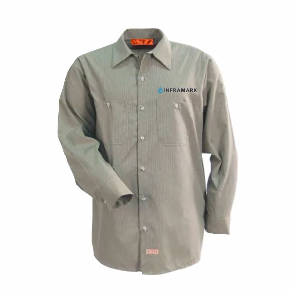 : Red Kap® Long Sleeve Industrial Work Shirt : Red Kap® Long Sleeve Industrial Work Shirt