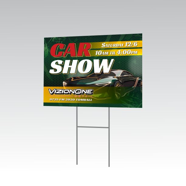 : Corrugated Plastic Signs with Vinyl Overlay & UV Laminate : Corrugated Plastic Signs with Vinyl Overlay & UV Laminate