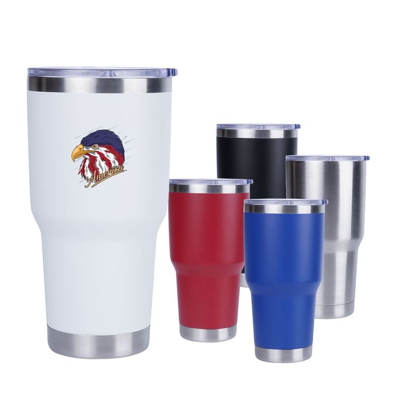 :             30 oz. Double Wall Stainless Steel Vacuum Tumbler Water Bottle