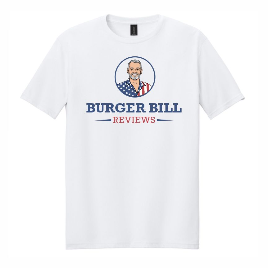 Burger Bill Reviews | Softstyle® 100% Ring Spun T-Shirt | White Burger Bill Reviews | Softstyle® 100% Ring Spun T-Shirt | White