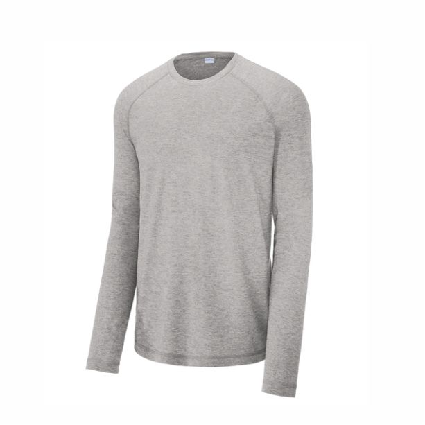 : Sport-Tek® PosiCharge® Long Sleeve Tri-Blend Wicking Raglan Tee