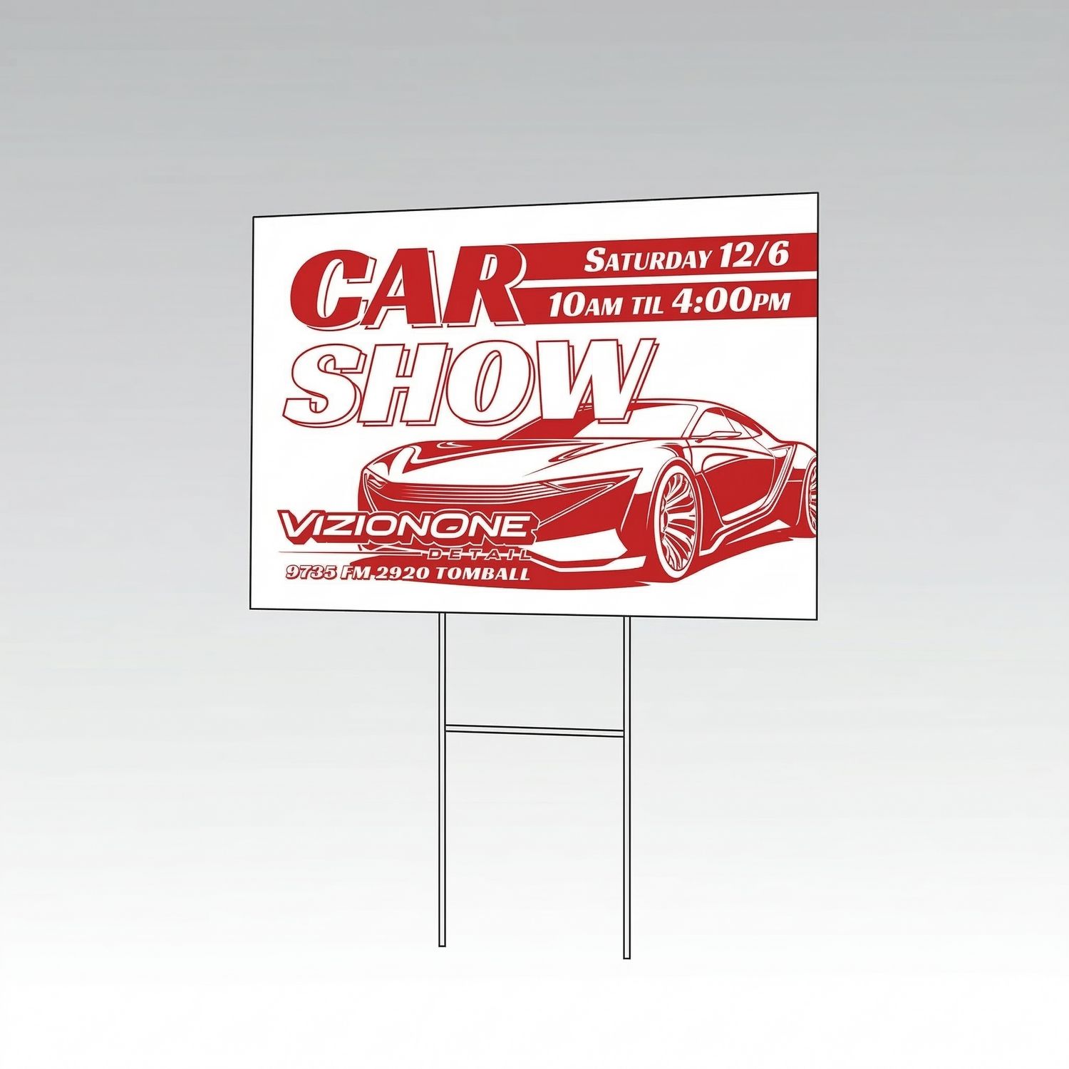 : Corrugated Plastic Signs with Screen Printing : Corrugated Plastic Signs with Screen Printing