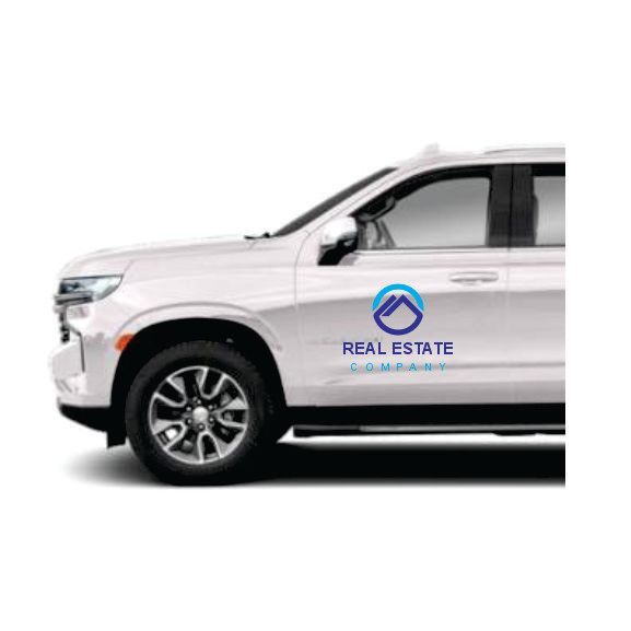 Vehicle Decals (Demo) Vehicle Decals (Demo), Size: 12 x 24 - Classic Identity Door Decal