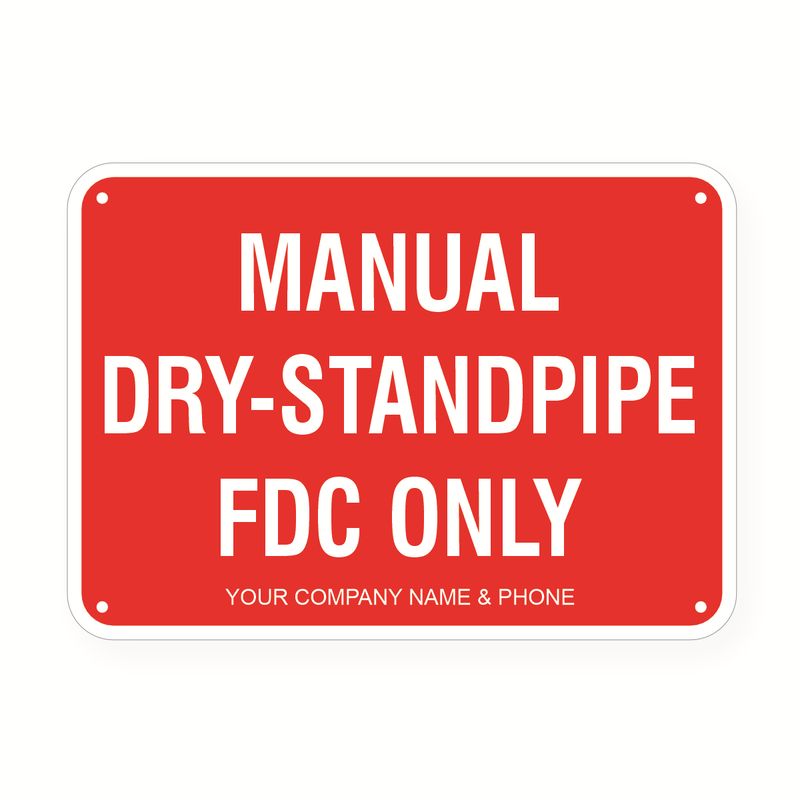 Manual Dry-Standpipe FDC Only