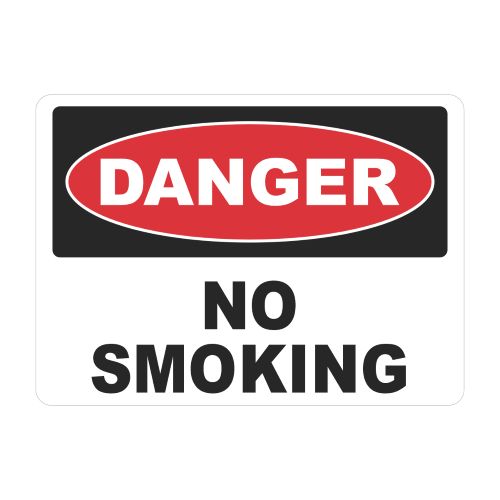 :         Danger No Smoking Sign