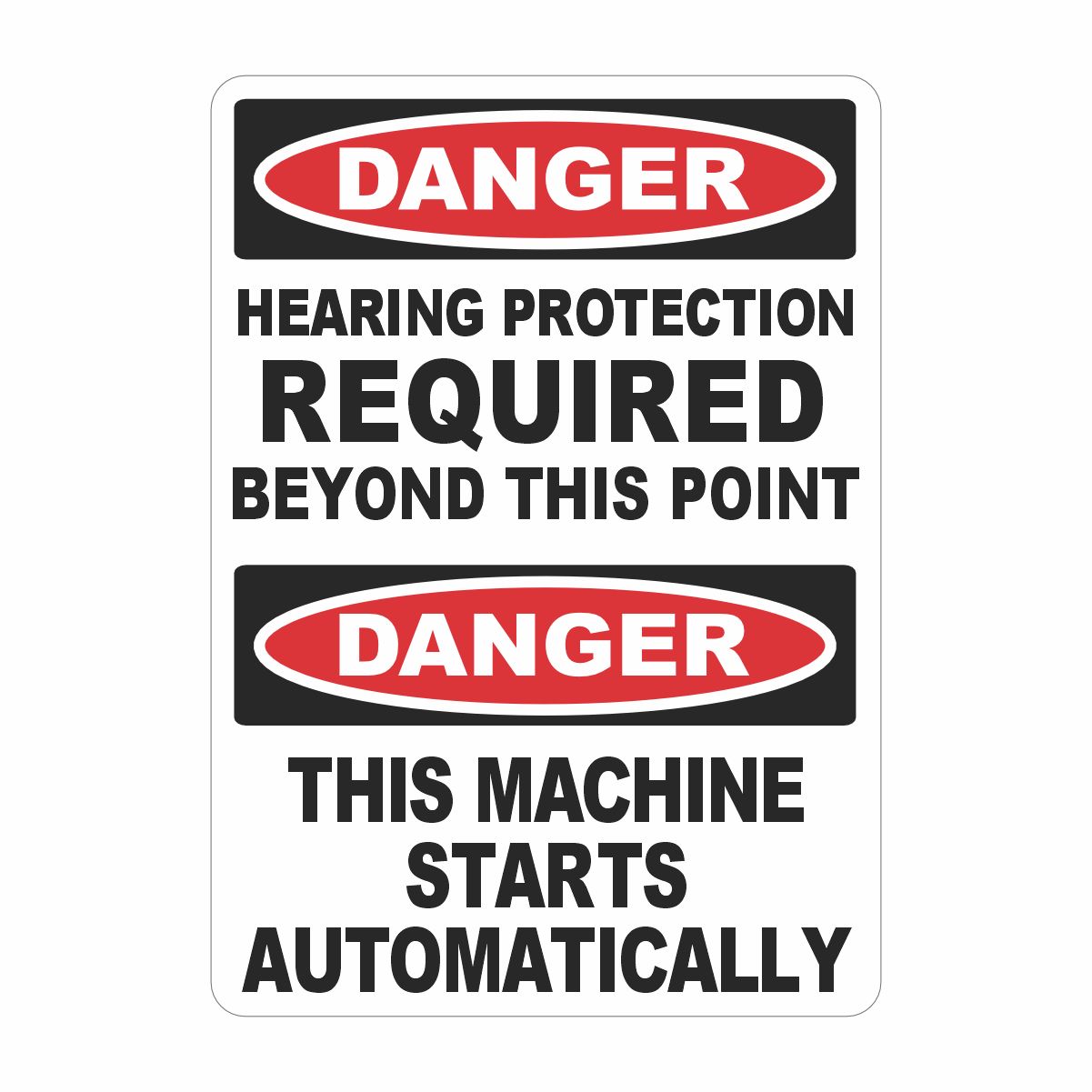 : Hearing Protection Required Beyond This Point : Hearing Protection Required Beyond This Point