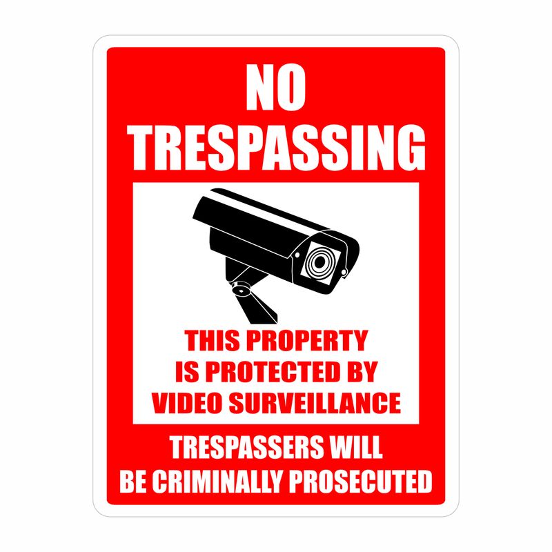:     No Trespassing Sign