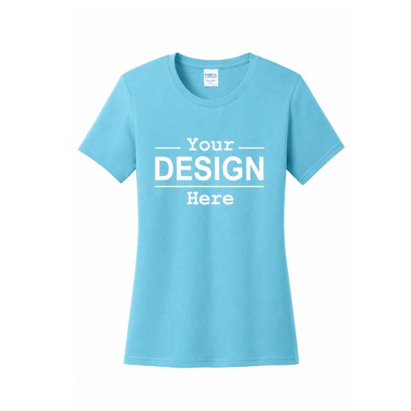 Port & Co™ Women's Core Cotton Tee Port & Co™ Women's Core Cotton Tee