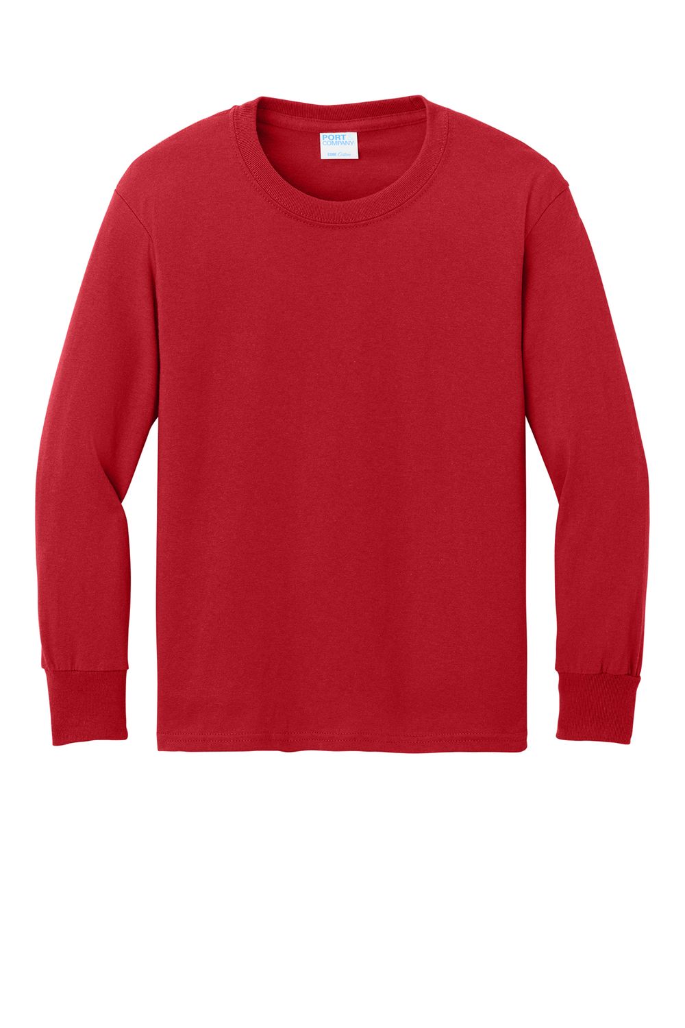 Port & Co™ Youth Long Sleeve Core Cotton Tee Port & Co™ Youth Long Sleeve Core Cotton Tee