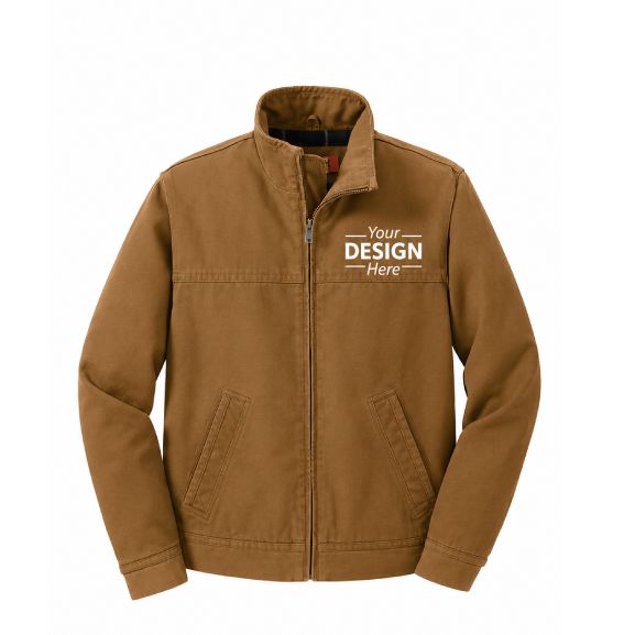 CornerStone® Washed Duck Cloth Flannel-Lined Work Jacket CornerStone® Washed Duck Cloth Flannel-Lined Work Jacket