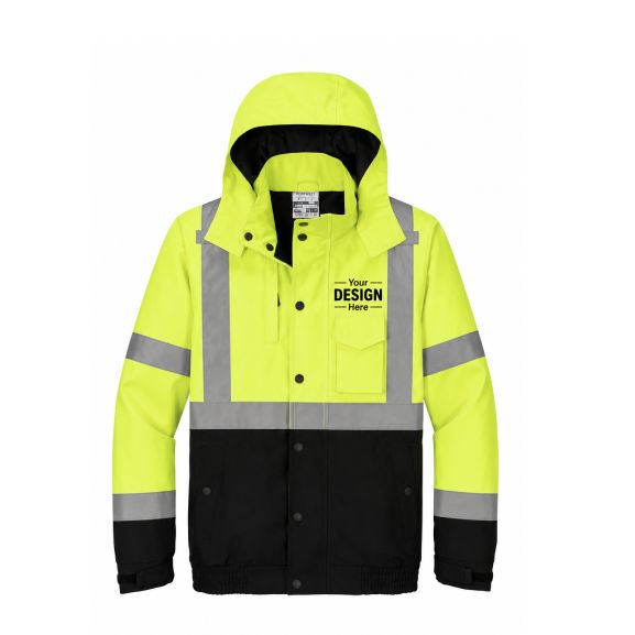 CornerStone® ANSI 107 Class 3 Waterproof Insulated Ripstop Bomber Jacket