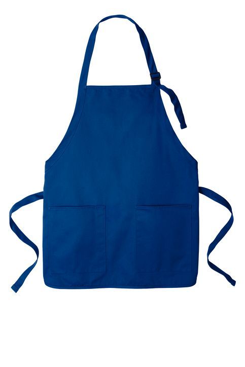 Port Authority® Medium-Length Two-Pocket Bib Apron Port Authority® Medium-Length Two-Pocket Bib Apron
