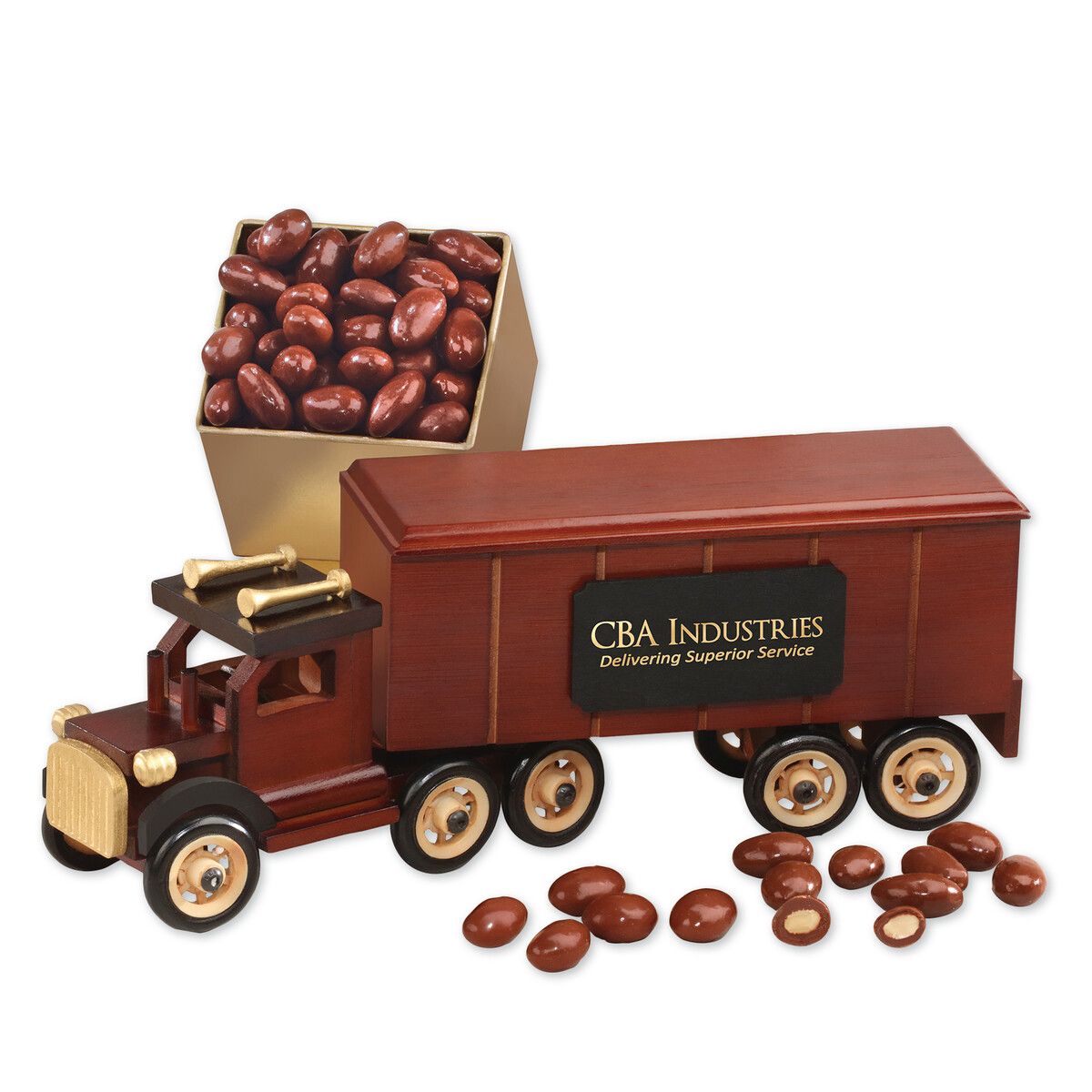 Classic Eighteen Wheeler with Milk Chocolate Almonds