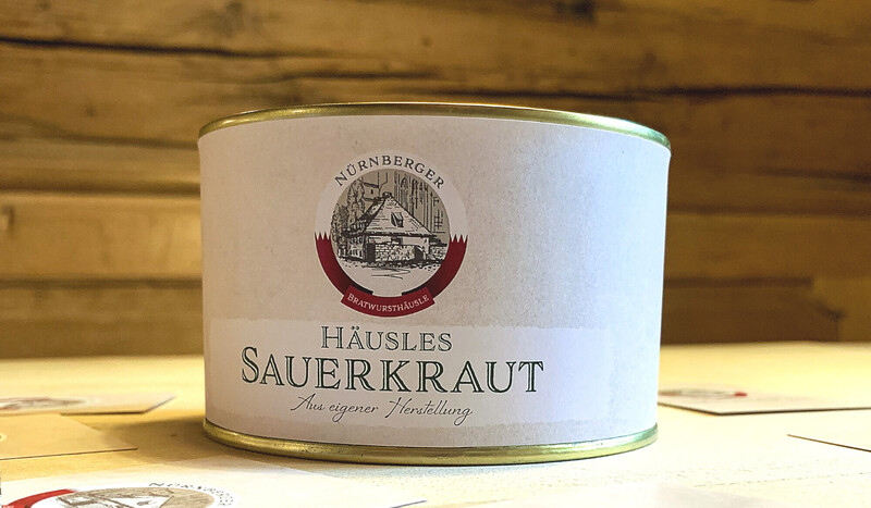 Häusles Sauerkraut in Dosen, tafelfertig - Dosen zu 400 g Häusles Sauerkraut in Dosen, tafelfertig - Dosen zu 400 g