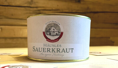 Häusles Sauerkraut in Dosen, tafelfertig - Dosen zu 400 g