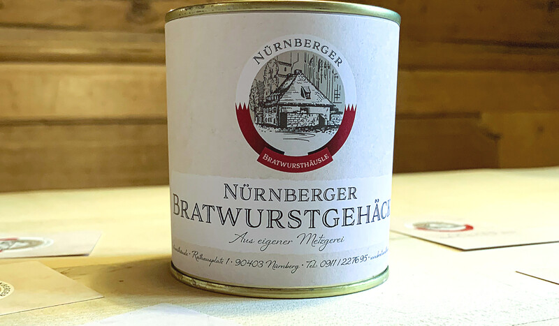 Bratwurstgehäck - Dosen zu 300 g