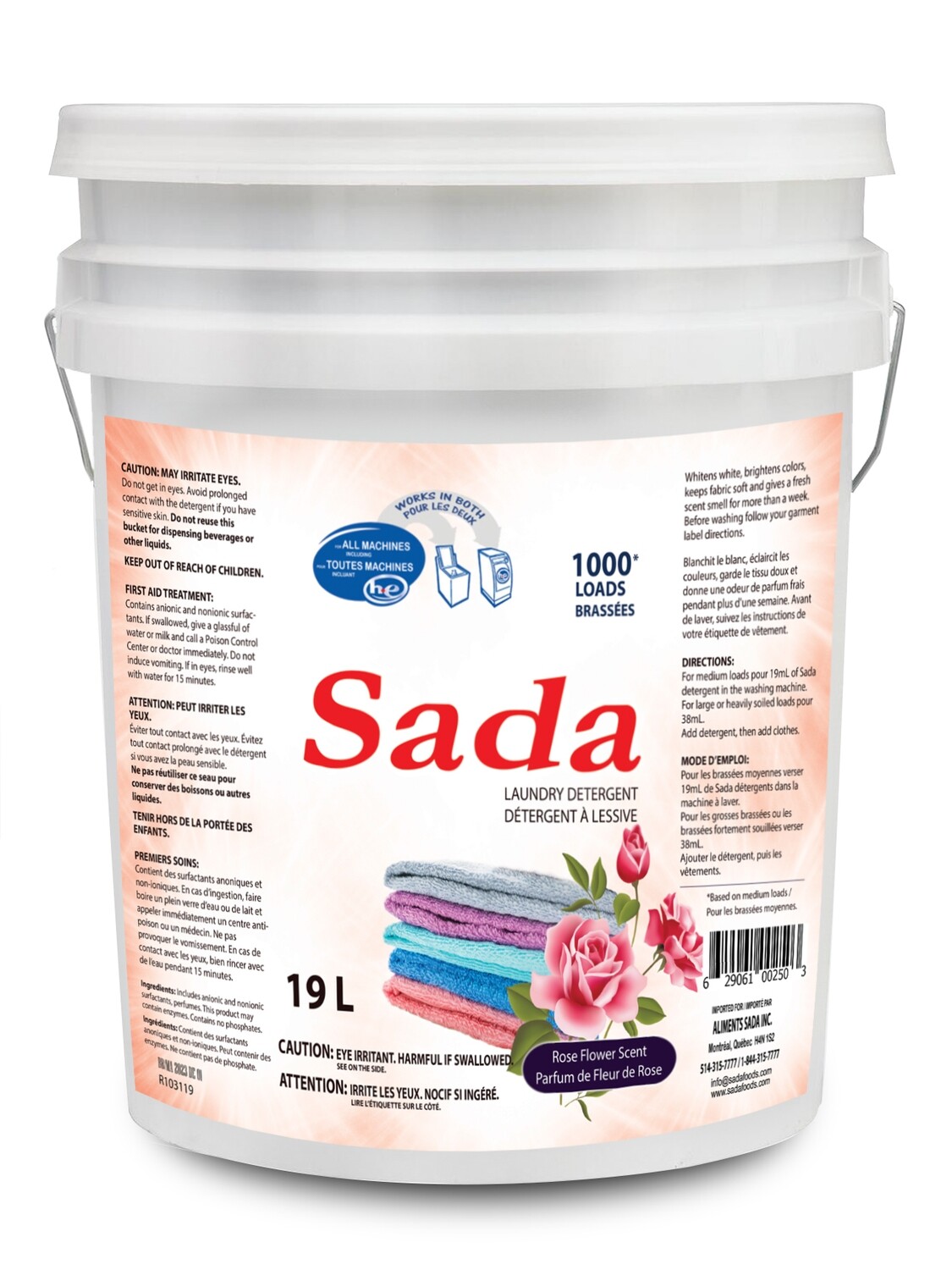 SADA LAUNDRY DETERGENT - Rose Flower Scent