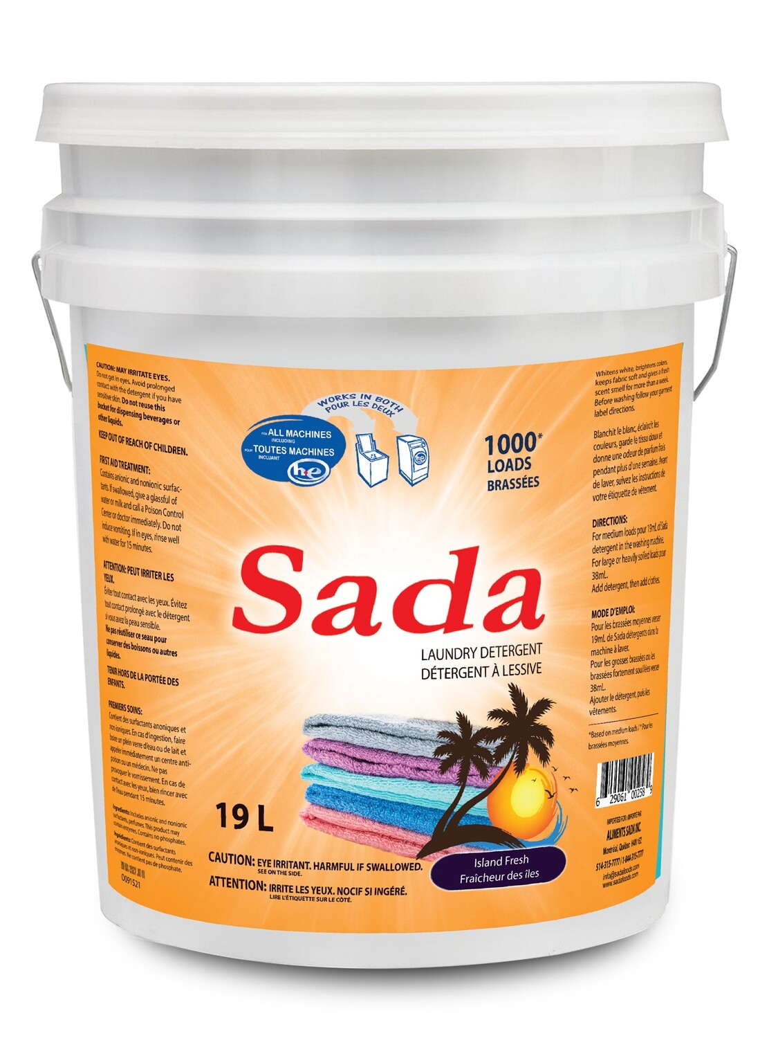 SADA LAUNDRY DETERGENT - Island Fresh