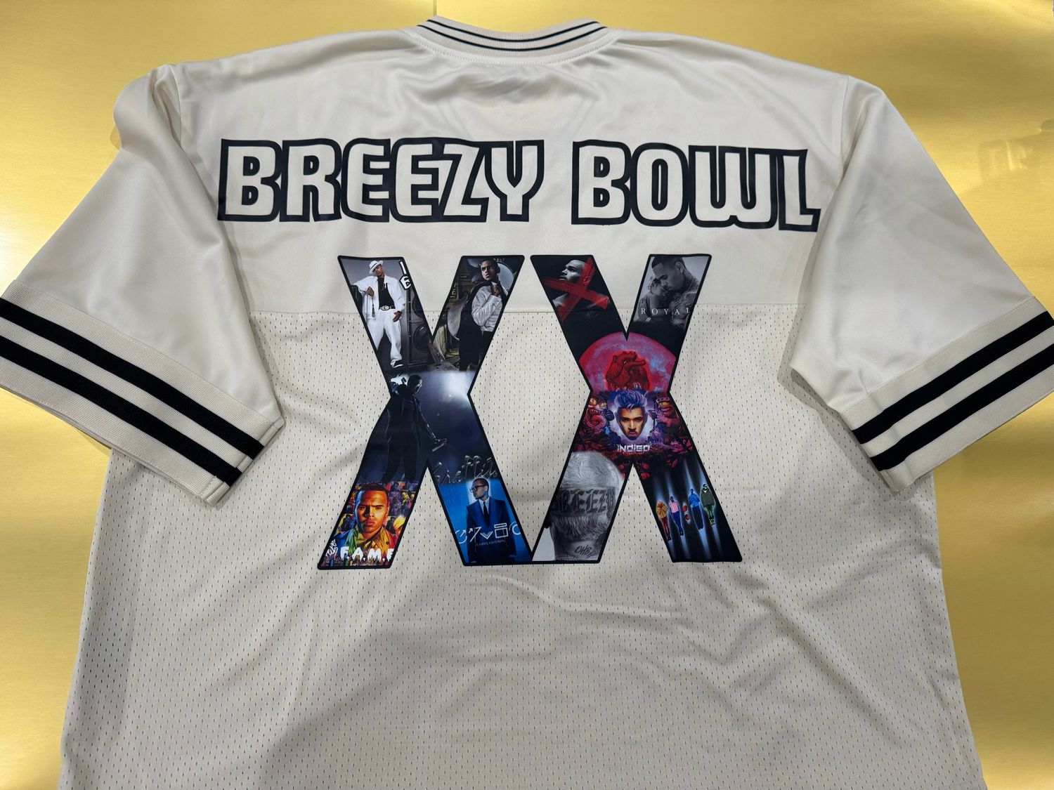 💫Pre-Order Cream Chris Brown Jersey💫