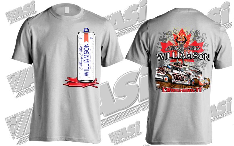 Mat Williamson Crush Silver Tee